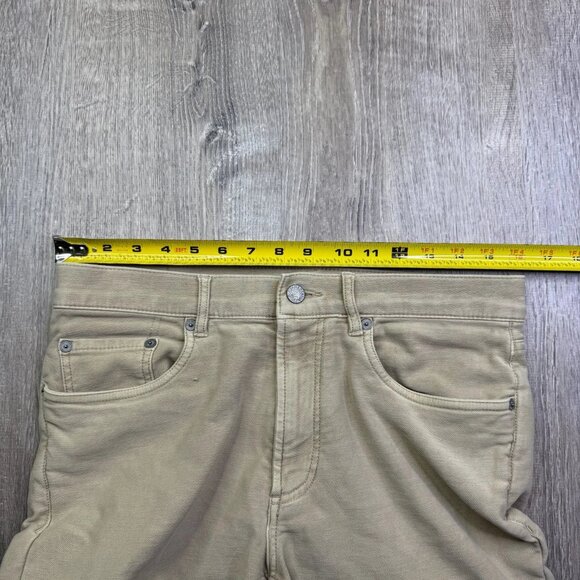 Faherty Mens Beige Denim Stretch Twill Preppy Casual Straight Leg Jeans Size 31 - Picture 13 of 16